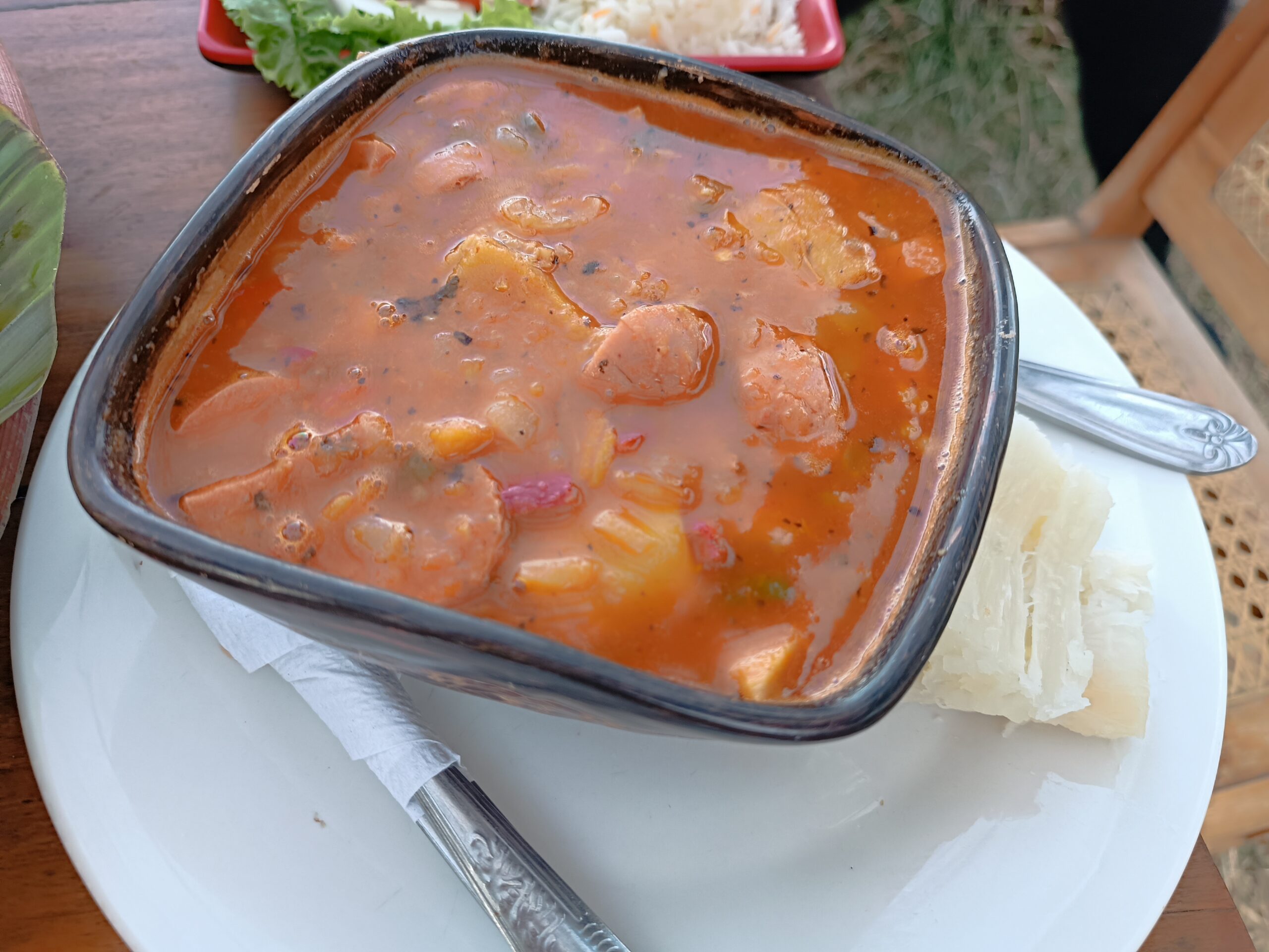 Mondongo en salsa garbanzo