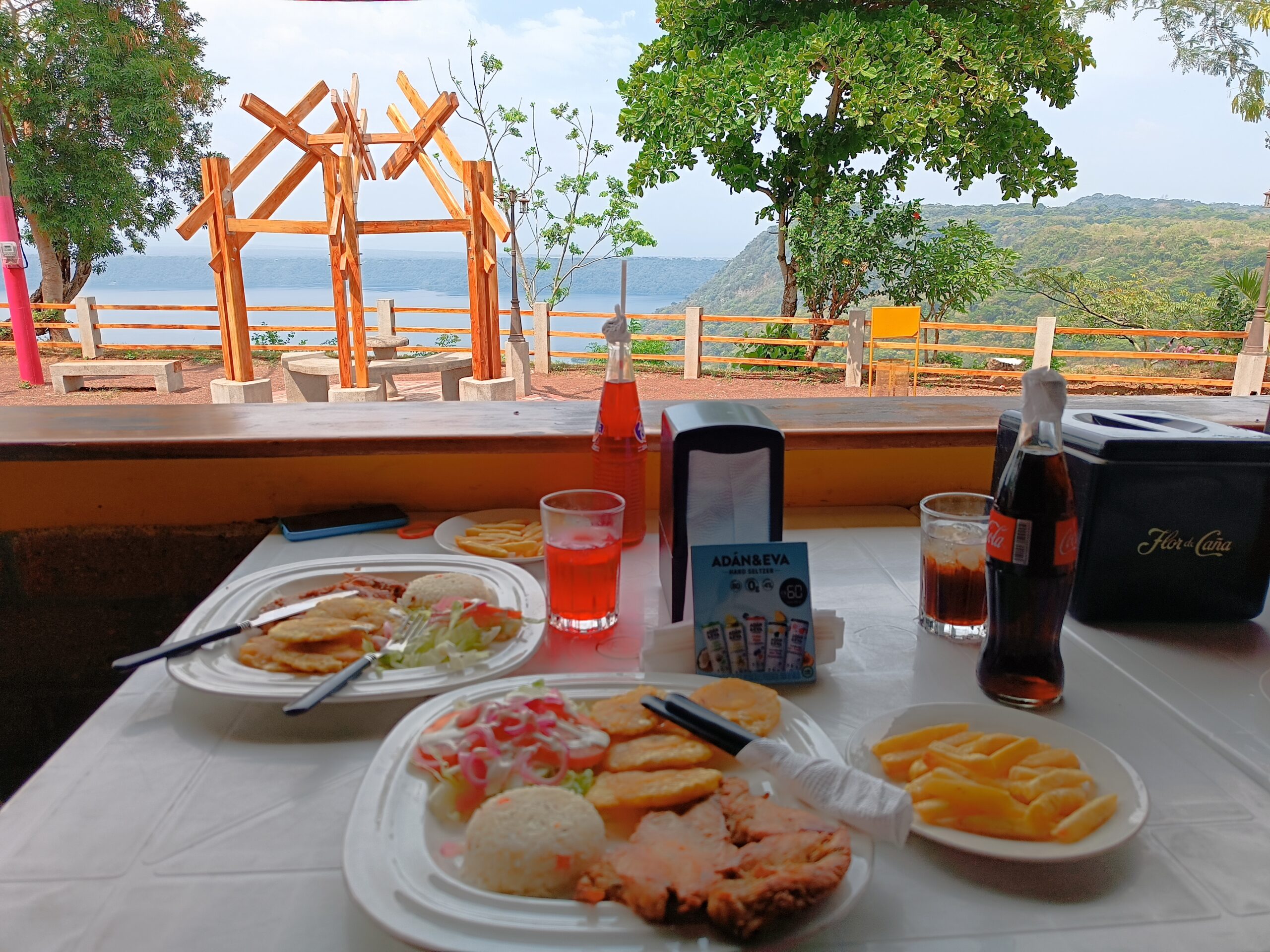 Comida y panorámica